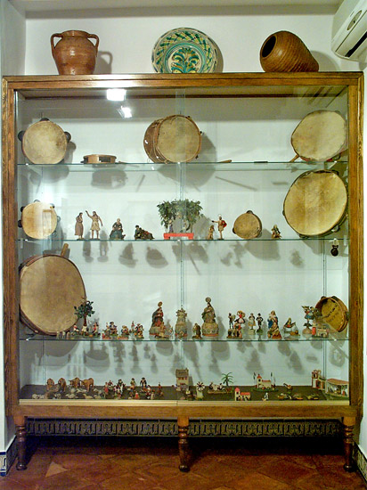 Antiguos instrumentos de percusión.